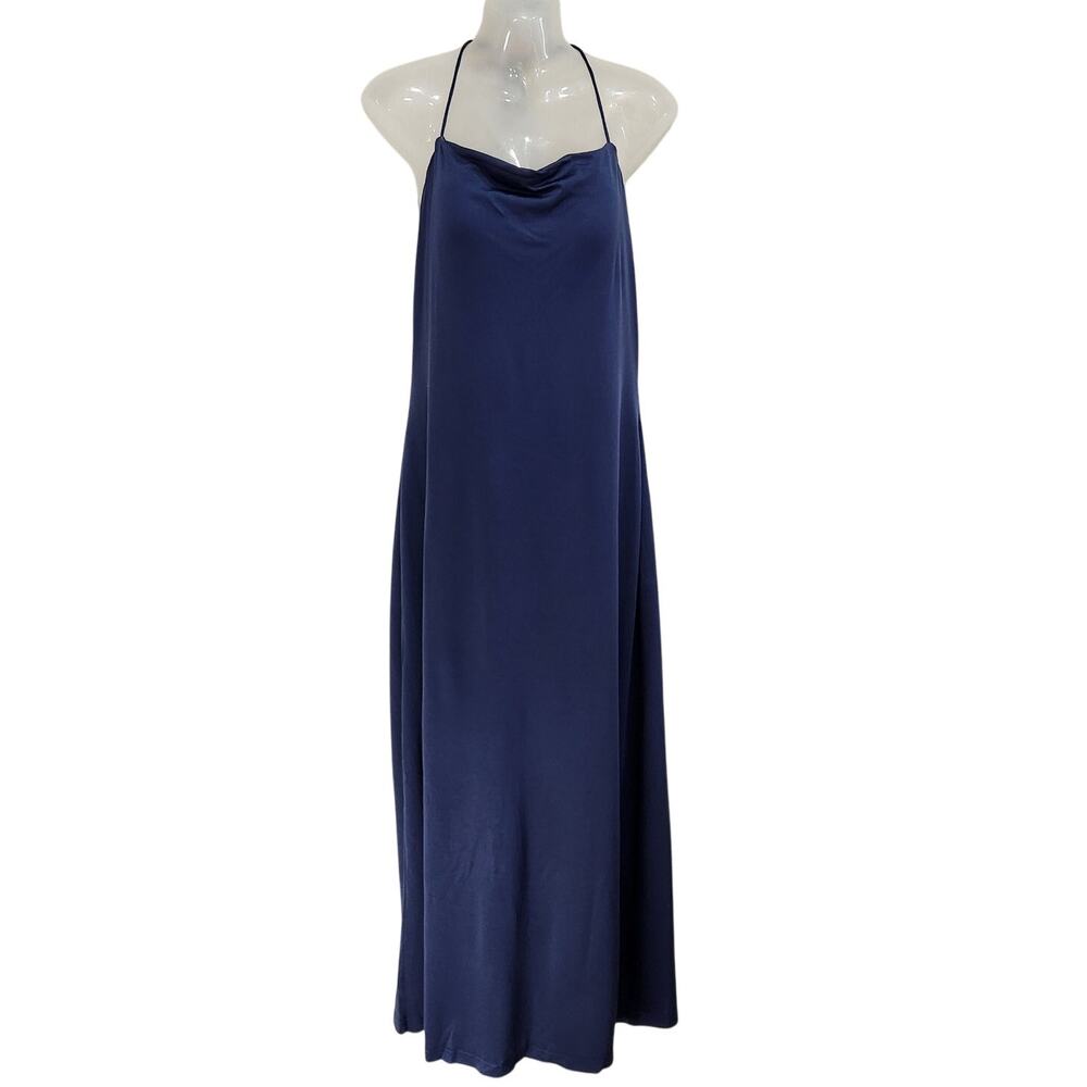 Elegant Navy Blue Women's Dress
